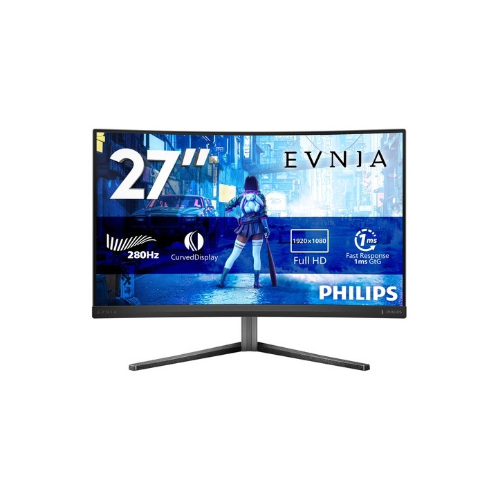 Philips Evnia 5000 27M2C5200W - Monitor a LED - gaming - curvato - 27" - 1920 x 1080 Full HD (1080p) @ 280 Hz - Fast VA - 300 c