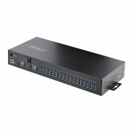 Startech Hub/Switch USB 3.0 industriale a 16 porte 5Gbps in metallo - Hub - 16 x USB 3.2 Gen 1 - desktop, montabile su rack, mo