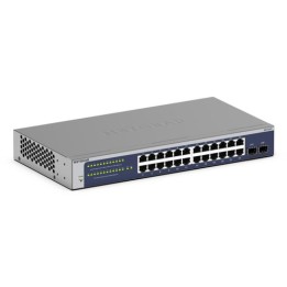 NETGEAR GS724T - Version 6 - switch - L3 Lite - intelligente - 24 x 10/100/1000 + 2 x SFP - desktop, montabile su rack