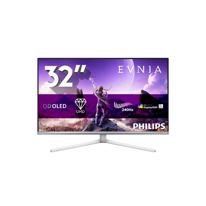 Philips Evnia 8000 32M2N8900 - Monitor OLED - gaming - 32" (31.5" visualizzabile) - 3840 x 2160 4K @ 240 Hz - 1000 cd/m² - 1500