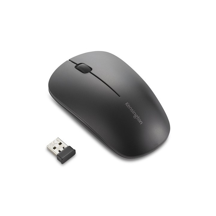 Kensington MY430 EQ - Mouse - ricaricabile - per destrorsi e per sinistrorsi - 3 pulsanti - senza fili - 2.4 GHz, Bluetooth 5.0
