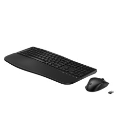 HP 685 - Set mouse e tastiera - modalità duale, layout a 3 zone, multi-dispositivo, 23 tasti programmabili, rilevamento automat