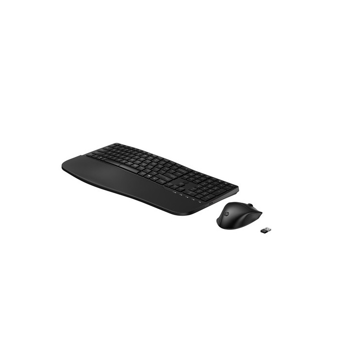 HP 685 - Set mouse e tastiera - modalità duale, layout a 3 zone, multi-dispositivo, 23 tasti programmabili, rilevamento automat