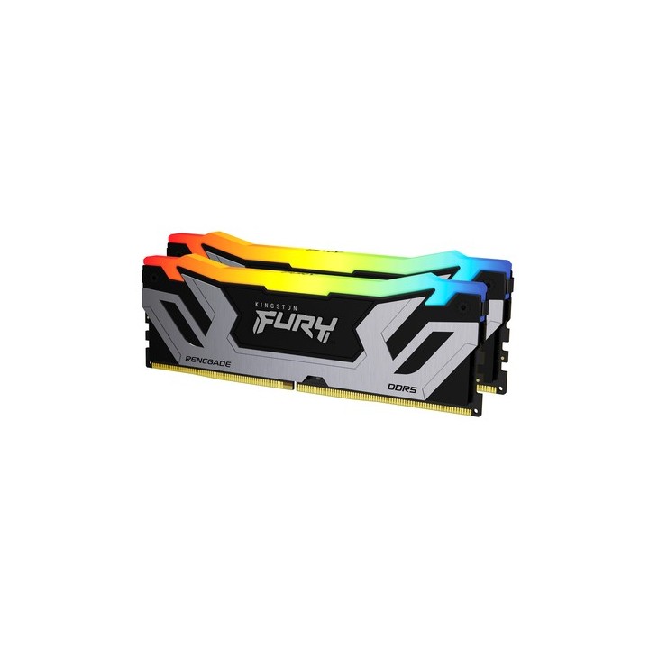 Kingston FURY Renegade RGB - DDR5 - kit - 48 GB: 2 x 24 GB - DIMM 288-PIN - 4200 MT/s / PC5-67200 - CL40 - 1.45 V - senza buffe