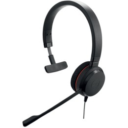 Jabra Evolve 20 MS mono - Cuffie con microfono - over ear - cablato - USB-C, USB-A - isolamento dal rumore - Certificato per i 