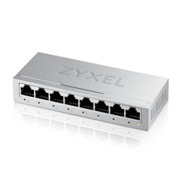 Zyxel GS-100 series GS-108B - Version 5 - switch - unmanaged - 8 x 10/100/1000 - desktop, montaggio a parete