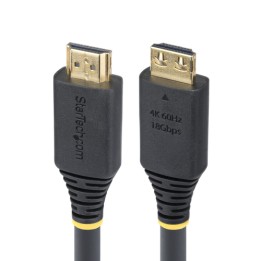 Startech 20ft (6m) Active HDMI Cable w/Gripping Connectors - Alta velocità - cavo HDMI con Ethernet - HDMI maschio a HDMI masch