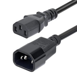 StarTech.com 4.5m Power Extension Cord, C14 to C13, 15A 250V, KEMA-KEUR - Prolunga alimentazione - IEC 60320 C14 a power IEC 60