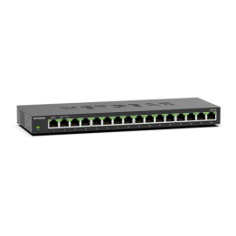 NETGEAR GS316v3 - Switch - unmanaged - 16 x 10/100/1000 - desktop, montaggio a parete