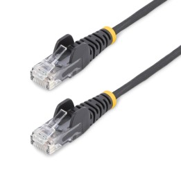 StarTech.com 7m Black Slim CAT6 Ethernet Cable, Snagless, 28AWG, LSZH - Cavo patch - RJ-45 (M) a RJ-45 (M) - 7 m - 3.6 mm - UTP