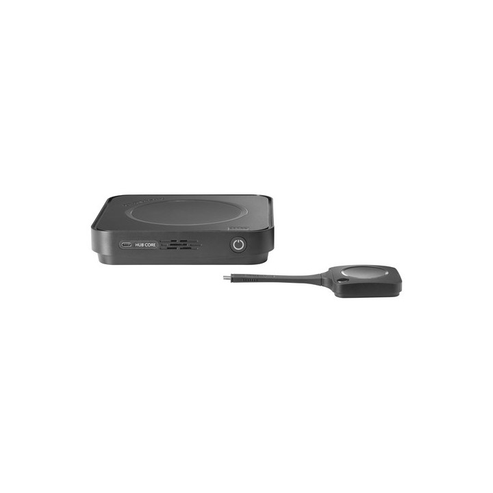 Standalone Product: Clickshare Hub Core EU with 1 Button - It does not include the Panel, Power Supply and Power Cord