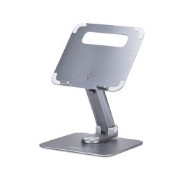 StarTech.com - Supporto notebook - swivel a 360°, regolazione in altezza telescopica - desktop - argento