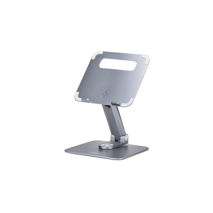 StarTech.com - Supporto notebook - swivel a 360°, regolazione in altezza telescopica - desktop - argento