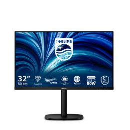 Philips 32B2U3601 - 3000 Series - monitor a LED - 32" (31.5" visualizzabile) - 2560 x 1440 QHD @ 100 Hz - IPS - 1000:1 - HDMI, 