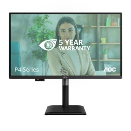 AOC Professional Q27P4U - Monitor a LED - 27" - 2560 x 1440 QHD @ 120 Hz - IPS - 1500:1 - 4 ms - 2xHDMI, DisplayPort, USB-C - a