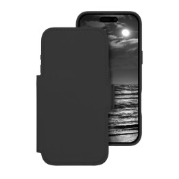 dbramante1928 Lynge - Flip cover per cellulare - Compatibilità MagSafe - mezzanotte - per Apple iPhone 17 Pro Max