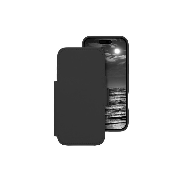 dbramante1928 Lynge - Flip cover per cellulare - Compatibilità MagSafe - mezzanotte - per Apple iPhone 17 Pro Max