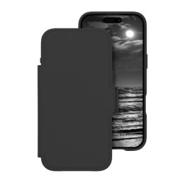 dbramante1928 Lynge - Flip cover per cellulare - Compatibilità MagSafe - mezzanotte - per Apple iPhone Air