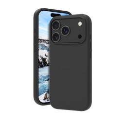 dbramante1928 Monaco - Cover per cellulare - Compatibilità MagSafe - silicone, plastica - nero notte - per Apple iPhone 17 Pro