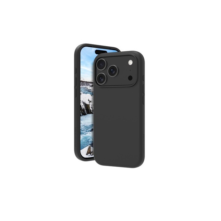 dbramante1928 Monaco - Cover per cellulare - Compatibilità MagSafe - silicone, plastica - nero notte - per Apple iPhone 17 Pro