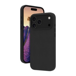 dbramante1928 Roskilde - Cover per cellulare - Compatibilità MagSafe - pelle pieno fiore - nero - per Apple iPhone 17 Pro Max