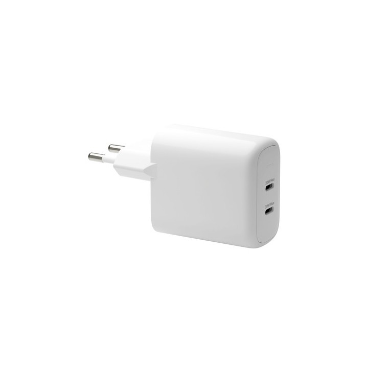 dbramante1928 re-charge - Alimentatore - 30 watt - 2 connettori di uscita (USB-C) - bianco - Europa