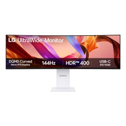 LG UltraWide 49U950A-W - Monitor a LED - curvato - 49" - 5120 x 1440 Dual Quad HD @ 144 Hz - Nano IPS - 1000:1 - DisplayHDR 400