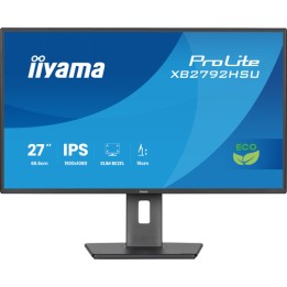 iiyama ProLite XB2792HSU-B1 - Monitor a LED - 27" - 1920 x 1080 Full HD (1080p) @ 120 Hz - IPS - 300 cd/m² - 1500:1 - 3 ms - HD