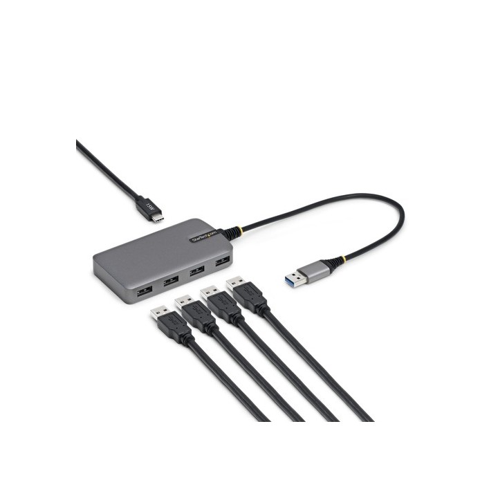Startech - Hub - 4 x USB 3.2 Gen 1 + 1 x USB-C + 1 x USB-A 3.2 Gen 1 - desktop