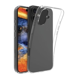 dbramante1928 Greenland - Cover per cellulare - plastica riciclata - trasparente - per Apple iPhone 16 Plus
