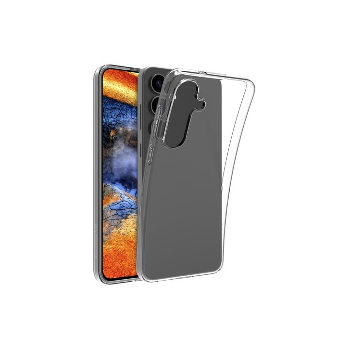 dbramante1928 Greenland - Cover per cellulare - plastica riciclabile - trasparente - per Samsung Galaxy S25 FE