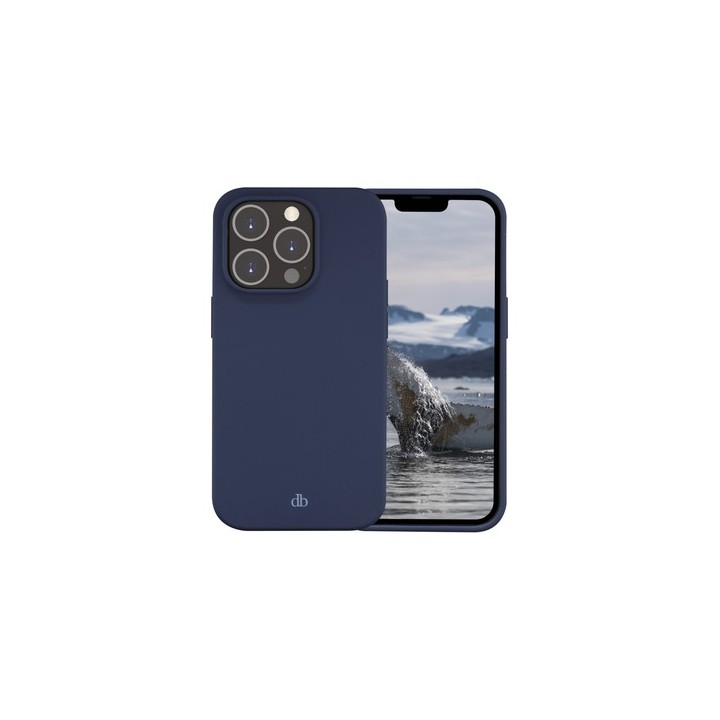 dbramante1928 Greenland - Cover per cellulare - 100% di plastica riciclata - blu Pacifico - per Apple iPhone 14 Pro
