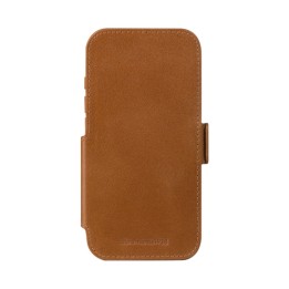 dbramante1928 Copenhagen - Flip cover per cellulare - pelle pieno fiore - tan - per Apple iPhone 17 Pro