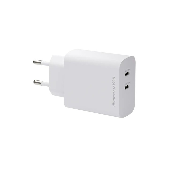 dbramante1928 re-charge - Alimentatore - 45 Watt - Apple 2.4A, PD/PPS, PD 2.0, PD 3.0, QC 2.0, QC 3.0, AFC, SCP, Fast Charge - 