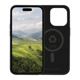 dbramante1928 Monaco - Cover per cellulare - Compatibilità MagSafe - plastica, silicone - nero notte - per Apple iPhone 15 Pro 