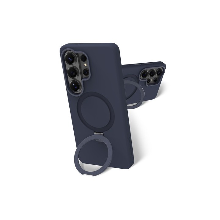 dbramante1928 Roskilde - Cover per cellulare - magnet kickstand - Compatibilità MagSafe - ICON - deep water - per Samsung Galax