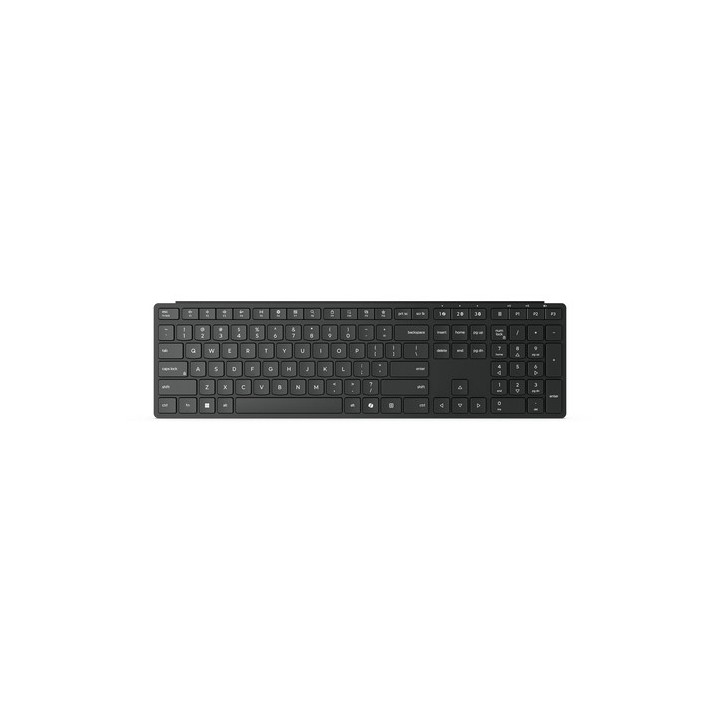 Lenovo Multi-Mode Pro 6000 - Tastiera - senza fili - 2.4 GHz, Bluetooth - QWERTY - italiana - nero eclisse - confezione brown b