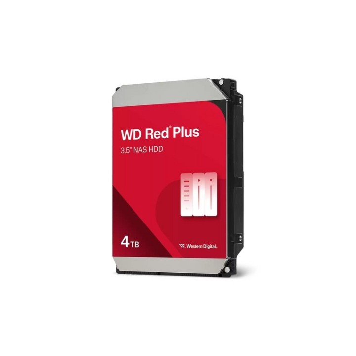 WD Red Plus - HDD - 4 TB - interno - 3.5" - SATA 6Gb/s - 5400 rpm - buffer: 128 MB