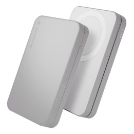 dbramante1928 re-charge - Stazione di ricarica wireless - 3-in-1, Qi3 - 8000 mAh - 20 watt (USB-C) - sul cavo: USB-C - bianco