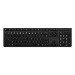 Lenovo Professional - Tastiera - ricaricabile - full size - senza fili - 2.4 GHz, Bluetooth - QWERTY - italiana - grigio - conf