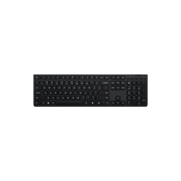 Lenovo Professional - Tastiera - ricaricabile - full size - senza fili - 2.4 GHz, Bluetooth - QWERTY - italiana - grigio - conf