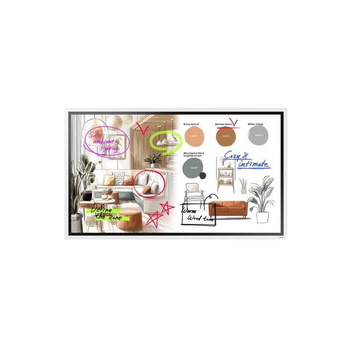 Samsung Flip WM65FX - 65" Categoria diagonale WMFX Series Display LCD retroilluminato a LED - istruzione/imprenditoria - con la