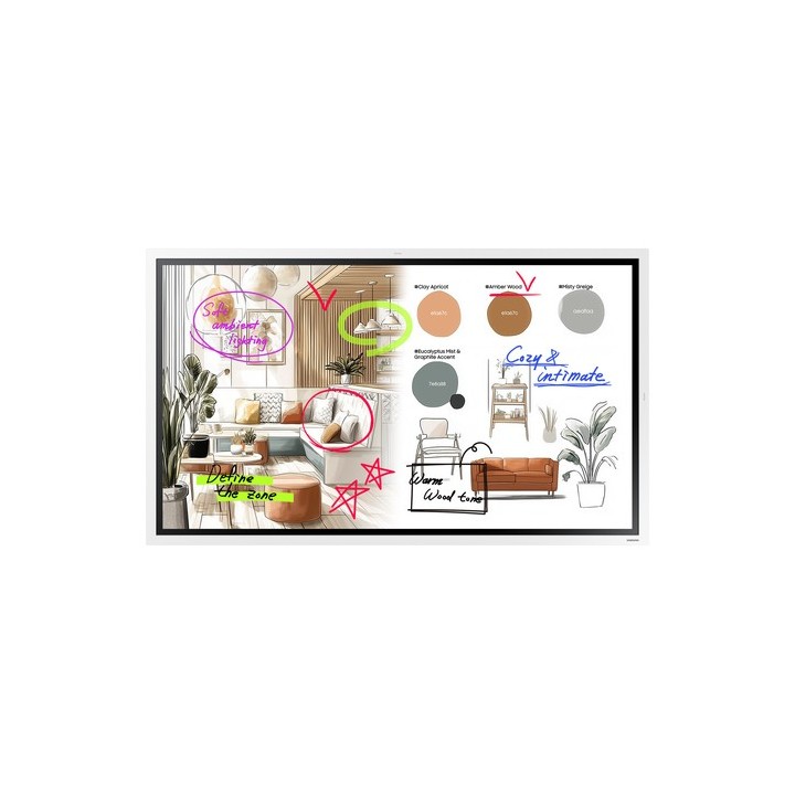 Samsung Flip WM55FX - 55" Categoria diagonale WMFX Series Display LCD retroilluminato a LED - istruzione/imprenditoria - con la