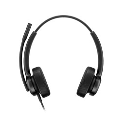 HP Poly Mission 425 - Mission 400 Series - cuffie con microfono - over ear - cablato - USB-A, USB-C - nero - Zoom Certificato, 