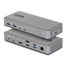 StarTech.com - Docking station - per laptop - USB-C 3.2 Gen 2 - HDMI, 2 x DP - 1GbE - Regno Unito, Europa
