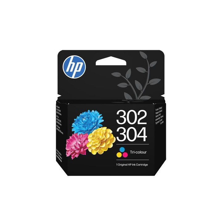 HP 302/304 - 2 ml - colore (ciano, magenta, giallo) - originale - cartuccia d'inchiostro - per AMP 130, Deskjet 1110, 21XX, 26X