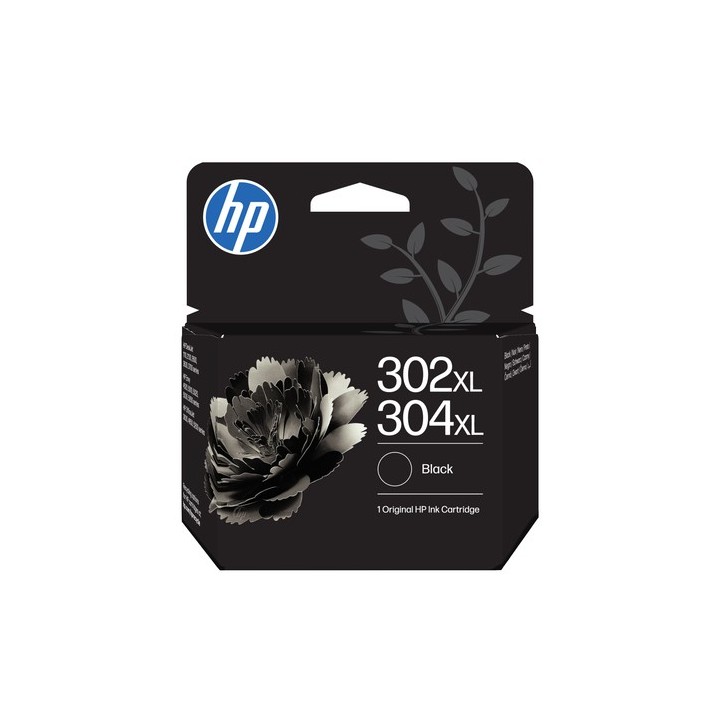 HP 302XL/304XL - 5.5 ml - alta capacità - pigmento nero - originale - cartuccia d'inchiostro - per AMP 130, Deskjet 1110, 21XX,