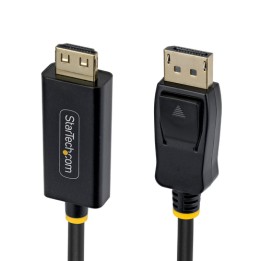 Startech - Cavo adattatore - DisplayPort maschio a HDMI maschio - 4.5 m - nero - supporta 4K 60 Hz, Unidirezionale, attivo