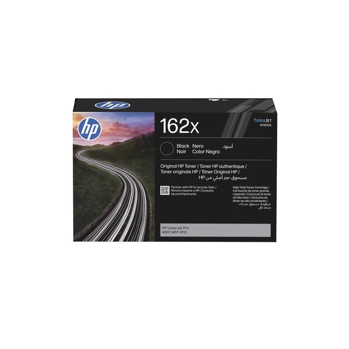 HP 162x - Alta resa - nero - originale - LaserJet - cartuccia toner (W1620X) - per P/N: 8X3E0A#BAZ, 8X3E1A#BAZ, 8X3F6A#BAZ, 8X3