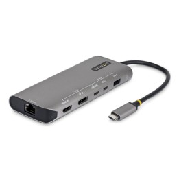 Startech - Docking station - per laptop - USB4 - HDMI, DP - 2.5GbE, 1GbE - 140 watt